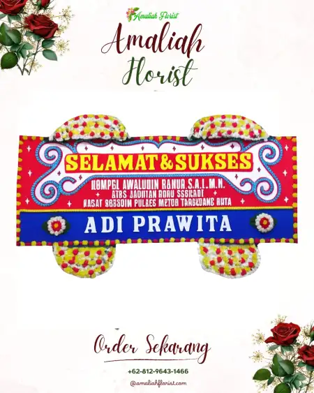 Papan Bunga Ucapan Selamat Ajibata