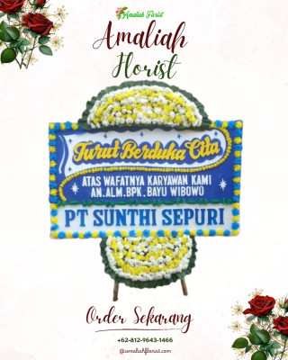 Papan Bunga Duka di Ajibata
