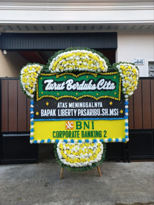 Papan Bunga Duka di Ajibata
