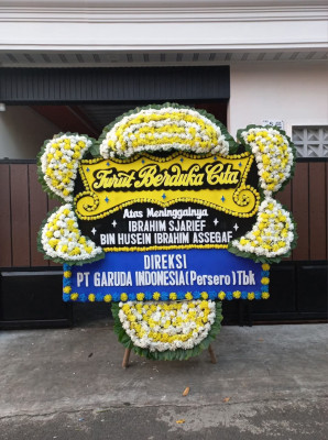 Papan Bunga Duka di Ajibata
