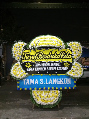 Papan Bunga Duka di Ajibata