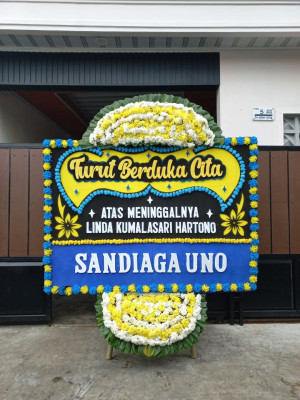 Papan Bunga Duka di Ajibata